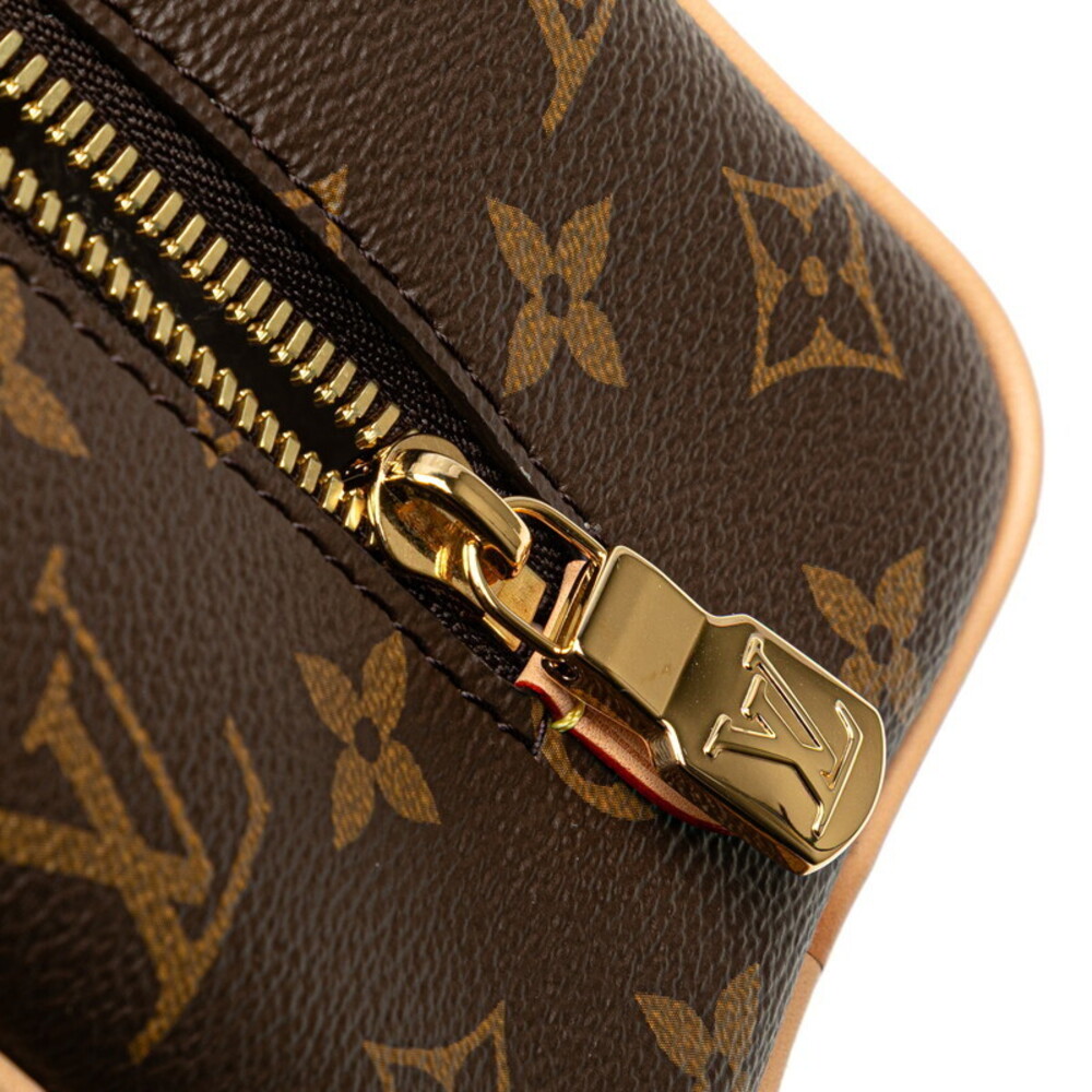 Louis Vuitton Monogram Locker Top Kit Shoulder Bag Brown Leather - Picture 6 of 10